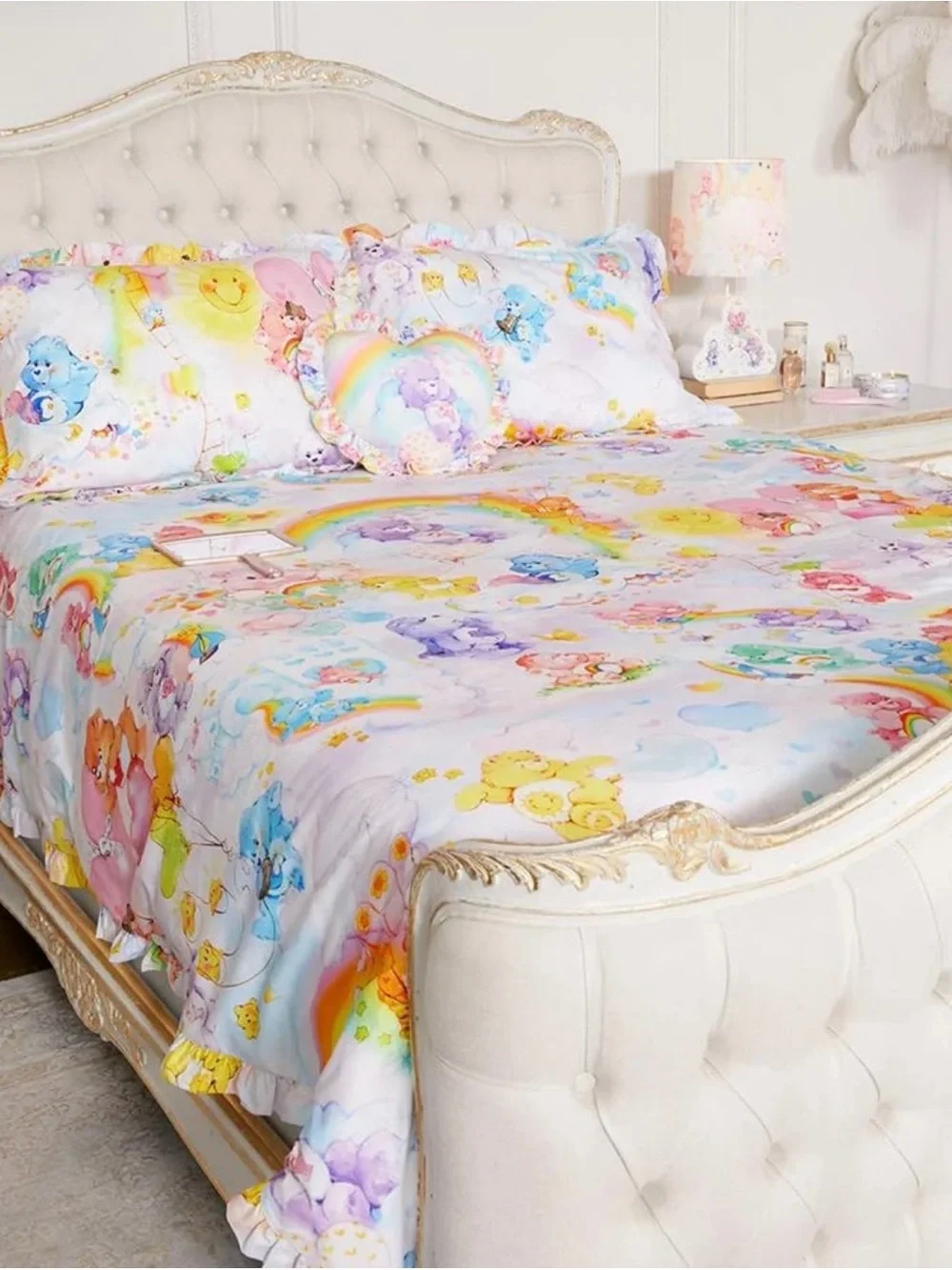 Dollskill Care Bears full/queen duvet and pillowcases